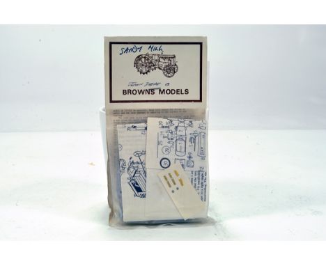 Browns Models 1/32 White Metal Kit comprising John Deere B Tractor. Complete. 