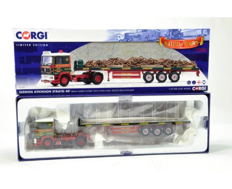 Corgi 1/50 Diecast Truck Issue Comprising CC15405 Seddon Atkinson Flatbed in livery of Brian Harris. NM to M in Box.
