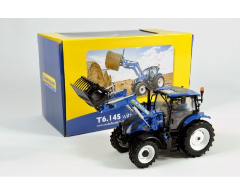 Universal Hobbies 1/32 Farm Model Comprising New Holland T6.145 Tractor with loader. E to NM with Box.