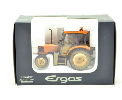 Universal Hobbies 1/32 Farm Issue comprising Renault Ergos Tractor. Model has been converted / weathered to a high standard f