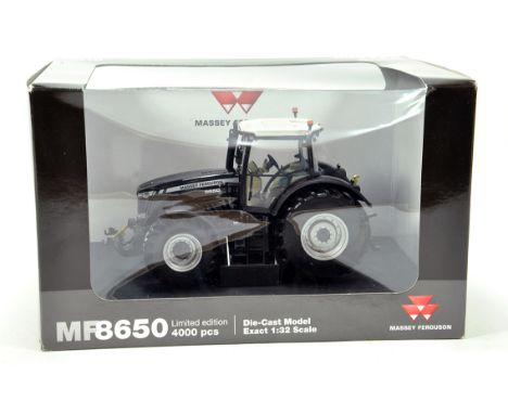Universal Hobbies 1/32 Farm issue comprising Massey Ferguson 8650 Black Edition Tractor. NM to M in Box.