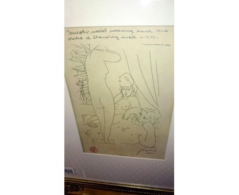 An artist's proof print from Vollard suite series signed in pencil, Picasso