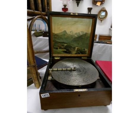 A 19th century table polyphon