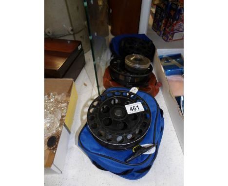 3 vintage fishing reels