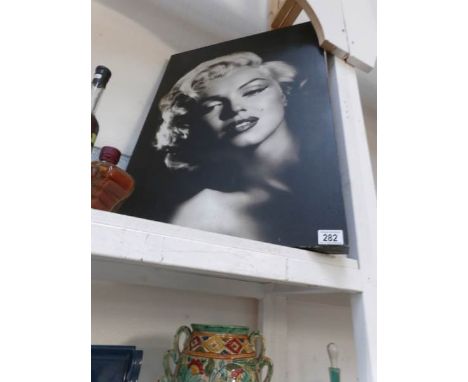 A print of canvas of Marilyn Monroe