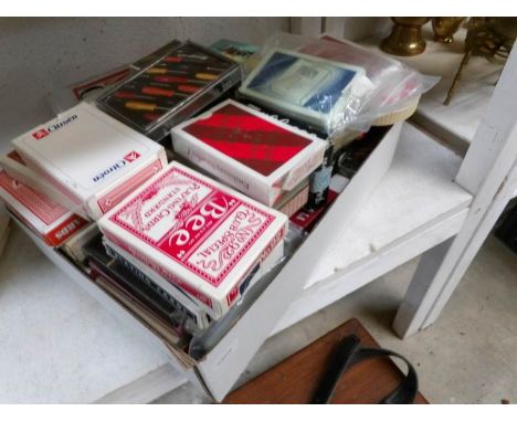 An interesting collection of playing cards including Embassy, promotional etc