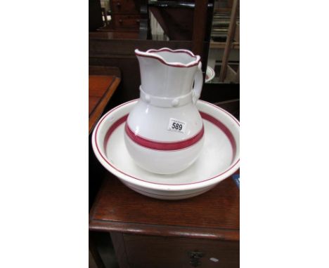 A jug and basin set