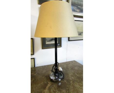 A modern table lamp