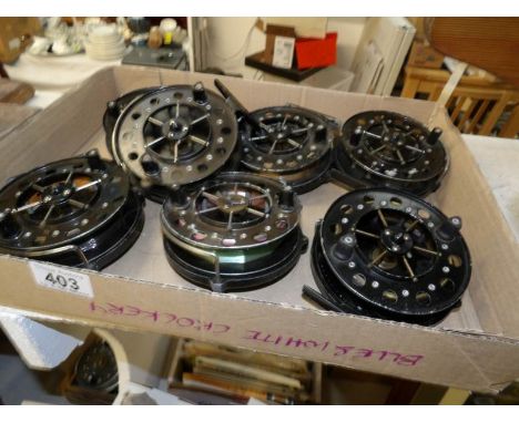 7 vintage Merlin fishing reels