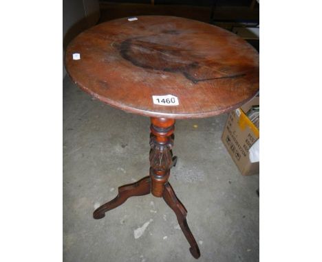 A tripod table