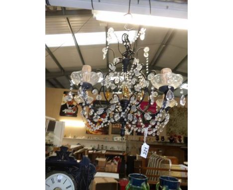 A 5 lamp chandelier for restoration