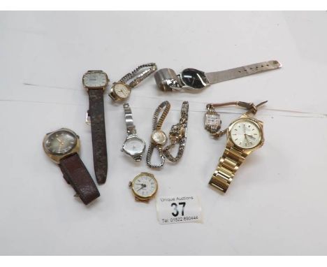 A mixed lot of ladies and gents vintage watches