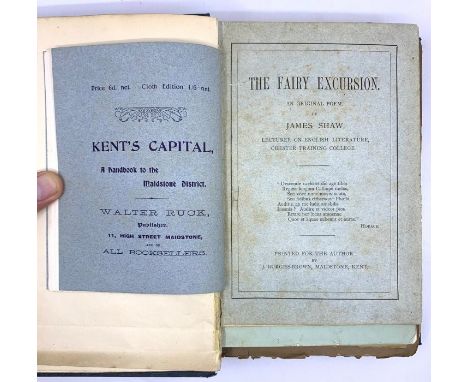 Pamphlets. Nine pamphlets &amp; publications bound in one volume, comprising: A Glance at the Early History of Kent, by J. H.