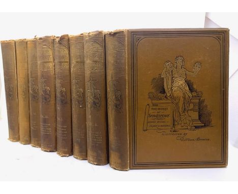 Shakespeare, William. The Works, edited by Henry Irving &amp; Frank A. Marshall, in eight volumes, London: Blackie &amp; Son,