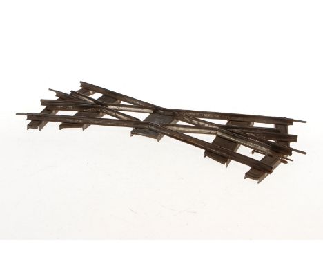 Märklin Kreuzung 1611 K, Spur 1, uralt, Uhrwerk, 16er Kreis, Alterungsspuren