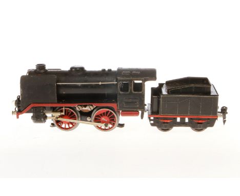 Märklin B-Dampflok R 66/12910, Spur 0, elektr., schwarz, mit Tender, Z 4