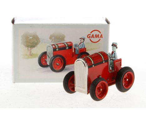 Gama/Trix Replik-Schlepper 70003, Blech, CL, Uhrwerk intakt, L 6,5, mit Zertifikat im OK, Z 2