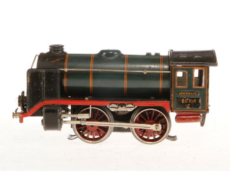 Märklin B-Dampflok R 66/12910, Spur 0, elektr., blau/schwarz, ohne Tender, LS, Z 3