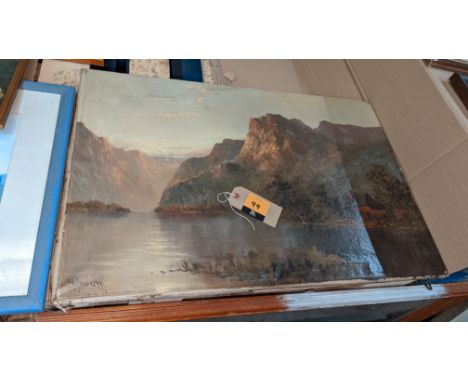 19th century oil on canvas, thought to be by F Y JamiesonPlease note this lot is not subject to VAT. The hammer price will st