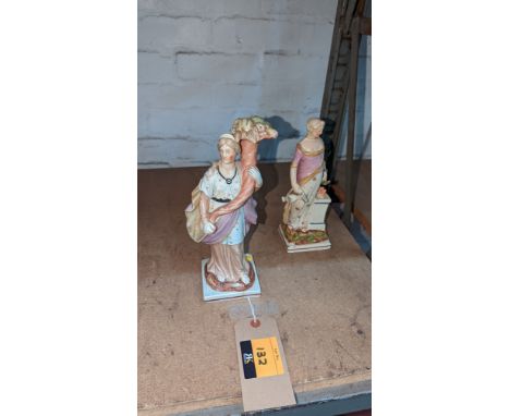2 off early 19th century Staffordshire figuresPlease note this lot is not subject to VAT. The hammer price will still be subj