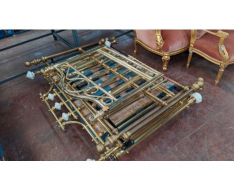 Stack of Victorian style bedsteads &amp; similar.  NB successful bidder must remove allPlease note this lot is not subject to
