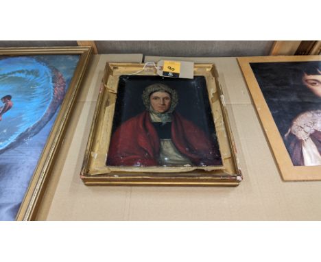 Oil on board of womanPlease note this lot is not subject to VAT. The hammer price will still be subject to our buyer's premiu
