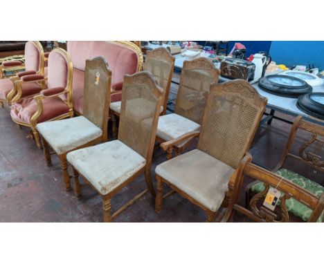 5 reproduction frame chairsPlease note this lot is not subject to VAT. The hammer price will still be subject to our buyer's 