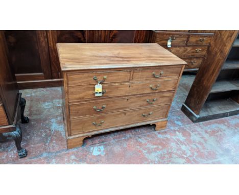 Early 19th century 3 + 2 chest - (approx. size w110cm x d54cm x h84cm)Please note this lot is not subject to VAT. The hammer 