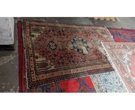 Hand knotted mid-20th century rug, 204cm x 133cmPlease note this lot is not subject to VAT. The hammer price will still be su