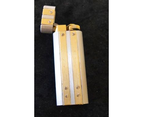 Cartier bimetal gas cigarette lighter
