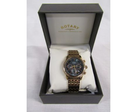 Gents Rotary bracelet wristwatch model gb02879/05 with calendar aperture