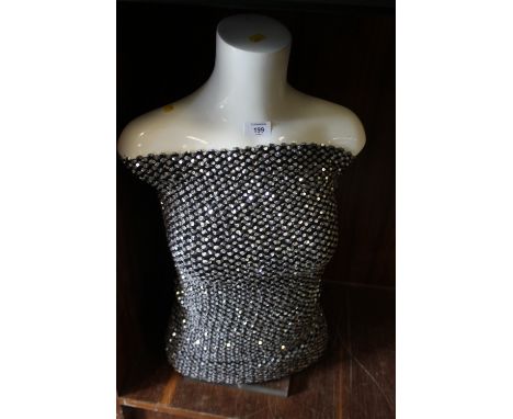 A MODERN SHOP DISPLAY TORSO MANNEQUIN