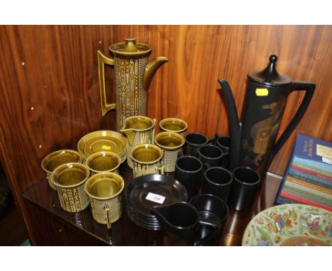 TWO CERAMIC PORTMEIRION COFFEE SETS