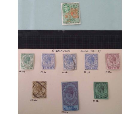 Commonwealth stamp collection of old auction lots in folders and packets with many sets and high values, also an album of 194