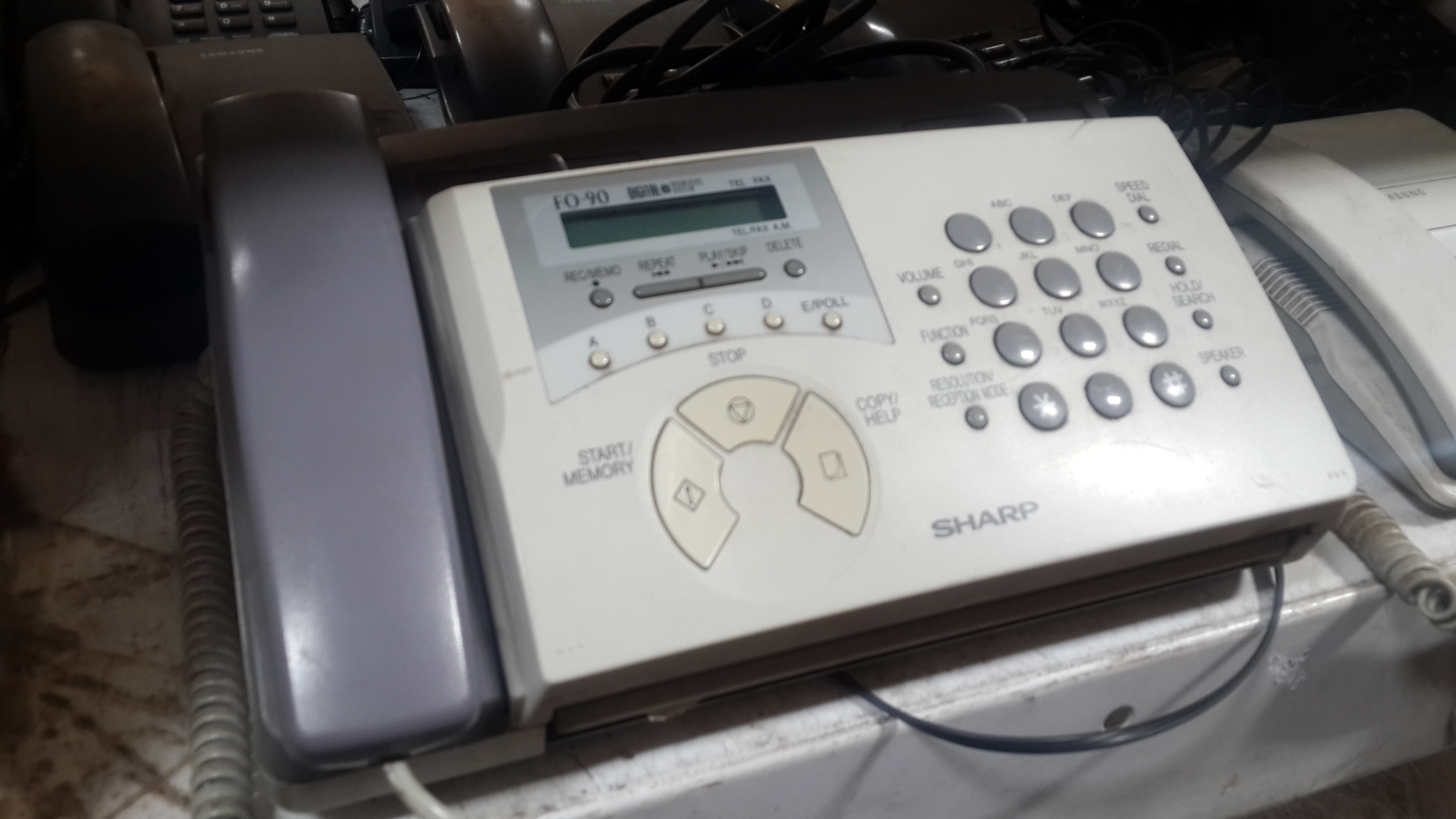 SHARP FAX MACHINE