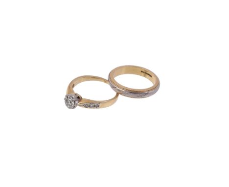 
	
		A single stone diamond ring, the brilliant cut diamond in a claw setting, estimated to weigh 0.40 carats, to brilliant c