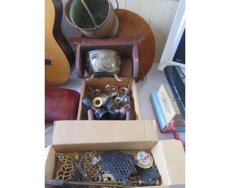 A Collection of Horse Brasses, scales, etc. 