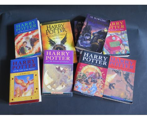 A Collection of Harry Potter Books: Prisoner of Azkaban ISBN 0747542155, Cursed Child ISBN 9780751565355, Half-Blood Prince I