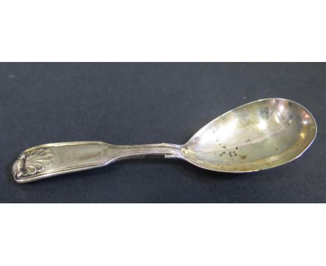 A Victorian Silver Caddy Spoon, London 1839, William Eaton, 23.8g 
