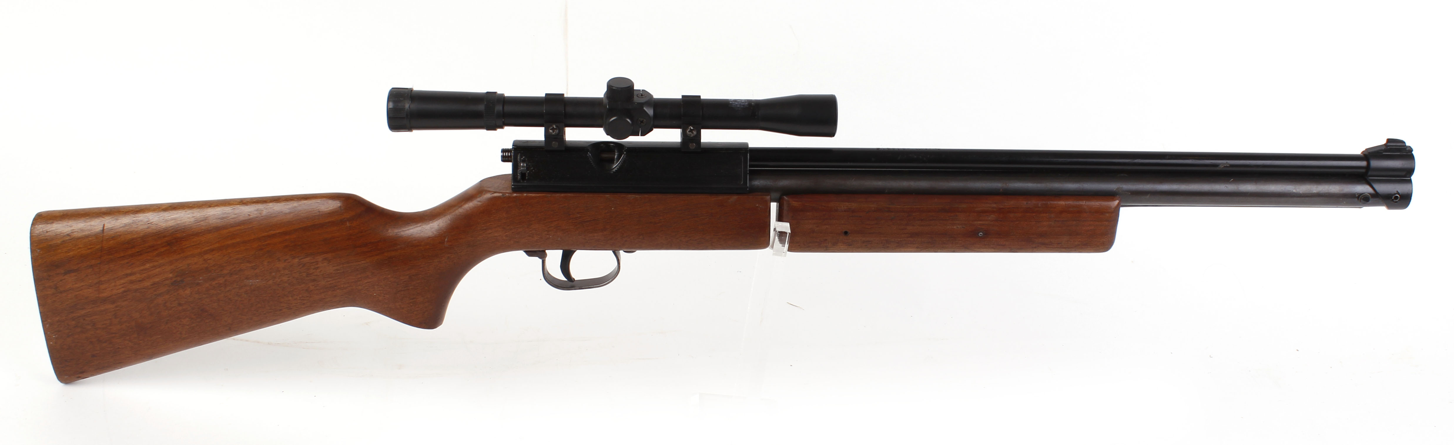 .177 Sharp Innova pump up air rifle, mounted 4 x 20 scope, no. A308315
