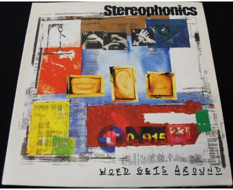 STEREOPHONICS - WORD GETS AROUND - The extremely limited edition 1997 LP from Stereophonics, issued on V2 (VVR1000431). The r