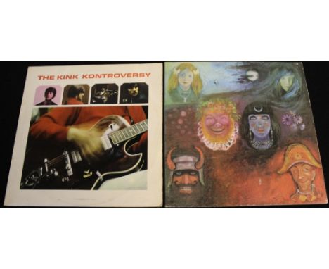 THE KINKS/KING CRIMSON - 2 x collectable LPs. Titles are The Kinks - The Kink Kontroversy (1st UK mono pressing NPL 18131, Ex
