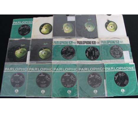 THE BEATLES - UK SINGLES - A similar collection of this time 20 x UK issued 7" singles. Titles include Please Please Me (blac