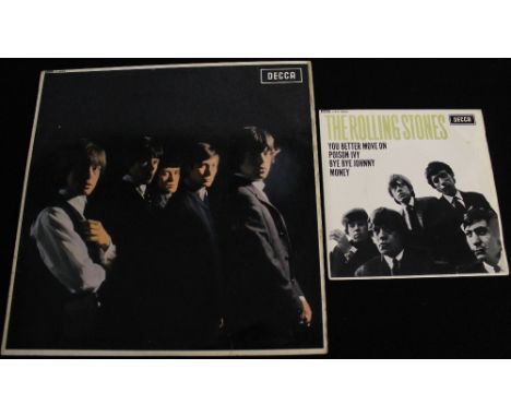 THE ROLLING STONES - Ace pack of an original UK pressing LP and EP. The S/T 'No.1' is issued on the unboxed Decca label (LK 4