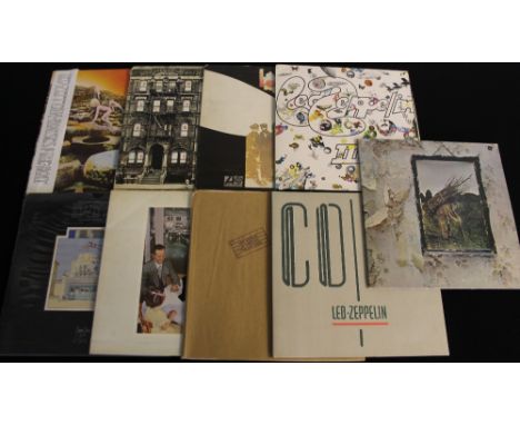 LED ZEPPELIN - Smashing pack of 9 x original title LPs. Titles are II (K 40037 UK RE),. III (K 50002 UK RE), IV (SD 7208 US R