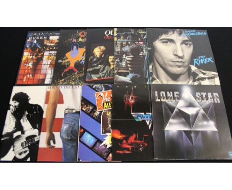 CLASSIC ROCK - Good selection of 26 x mainly LPs. Artists/titles include Van Halen - S/T (K 56470), Sensational Alex Harvey B