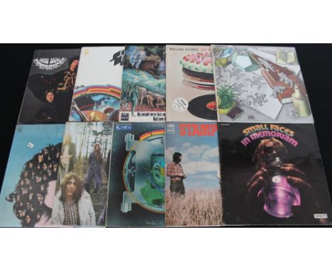 CLASSIC ROCK/GLAM LPS - A superb bundle of 10 x LPs packed with rarities! Artists/titles are The Jimi Hendrix Experience - Ar