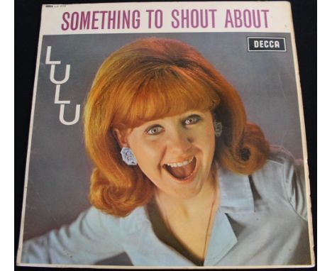 LULU - SOMETHING TO SHOUT ABOUT FACTORY SAMPLE - A scarce UK factory sample of the 1965 LP (LK 4719). The record is issued on
