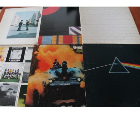 CLASSIC ROCK & PROG - Decent collection of 17 x LPs. Artists/titles include Pink Floyd (x5) - The Wall, DSOTM, Wish You Were 