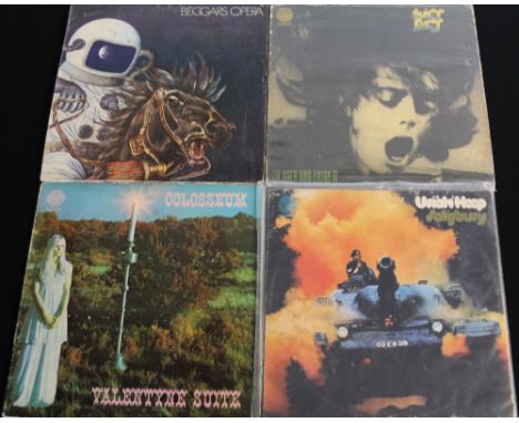 VERTIGO - 4 x early UK pressings of classic albums. Titles are Uriah Heep - Salisbury (6360 028 1st large swirl - VG+ copy wi